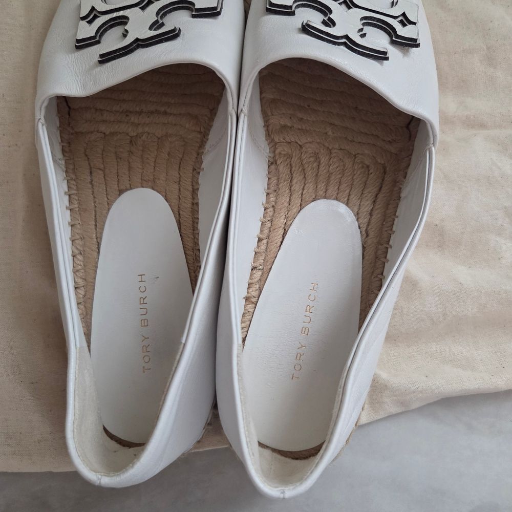 Tory Burch White Espadrille Flats - Picture 5 of 8